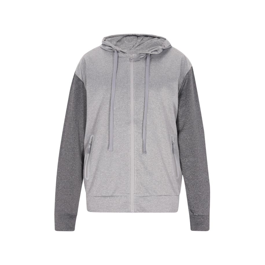 RAIDO RAIDO Sweatvest donkergrijs / grijs gemêleerd -
