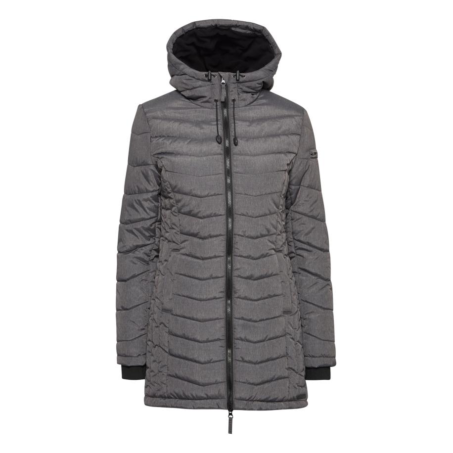 Oxmo Oxmo Winterjas NELLY rookgrijs / zwart -