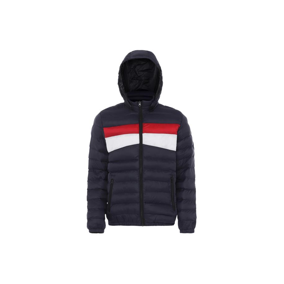 PLUMDALE PLUMDALE Winterjas donkerblauw / bloedrood / wit -