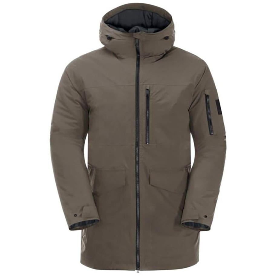 Jack Wolfskin JACK WOLFSKIN Outdoorjas bruin / zwart -