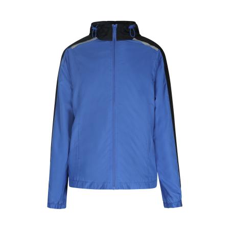 bridgeport Tussenjas royal blue/koningsblauw / grijs / zwart