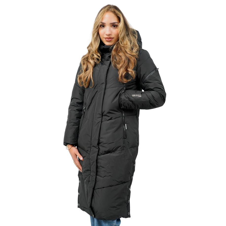 Khujo Sonje6 Winterjas Zwart