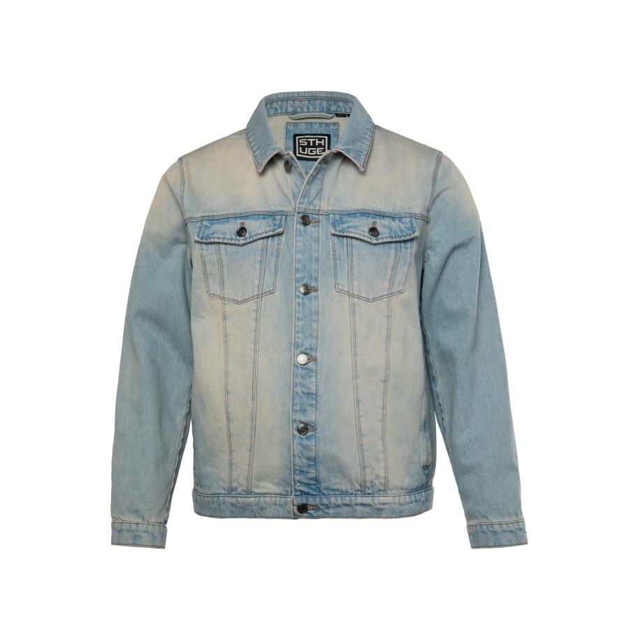 STHUGE STHUGE Tussenjas blauw denim -
