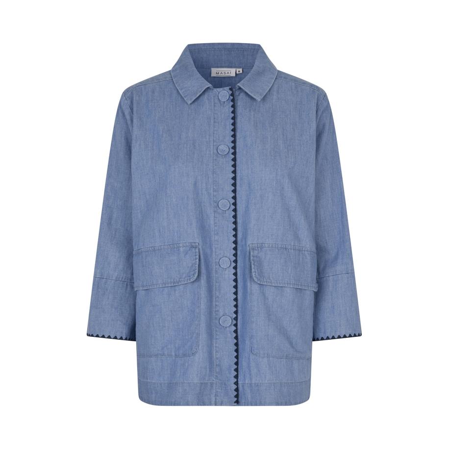 Masai Masai Tussenjas blauw denim -