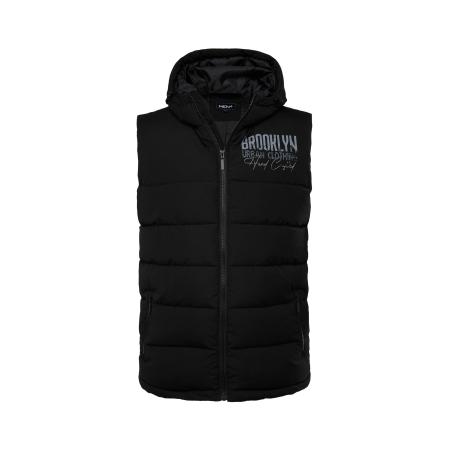 men plus Men Plus Bodywarmer zwart / wit