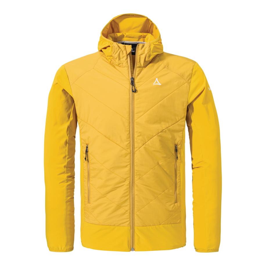 Schöffel Schöffel Outdoorjas Hiking Hybrid Jk Style Blaueis MNS geel -
