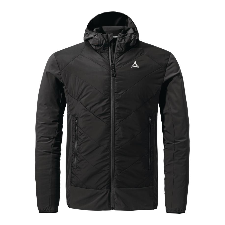 Schöffel Schöffel Outdoorjas Hiking Hybrid Jk Style Blaueis MNS zwart -
