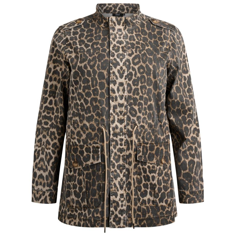 Zizzi Zizzi Tussenjas JSEA bruin / lichtbruin / donkerbruin -