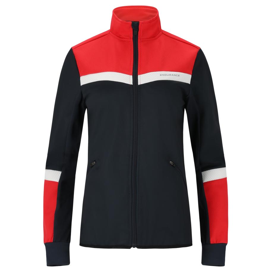 ENDURANCE ENDURANCE Sportjas rood / zwart / wit -
