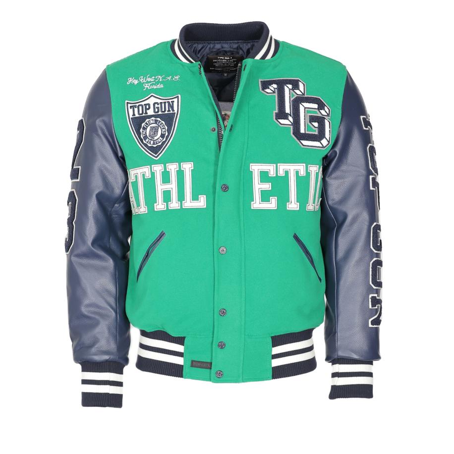 Top gun TOP GUN Tussenjas marine / jade groen / wit -