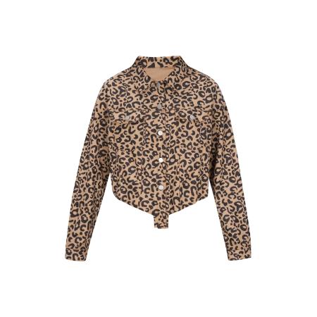 NALLY NALLY Tussenjas Fashion Look lichtbruin / zwart