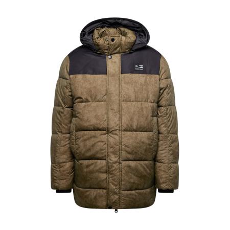 QS QS Winterjas kaki / zwart / wit