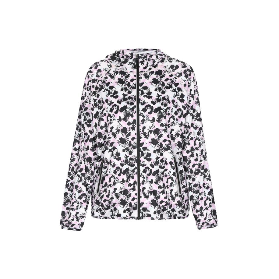 COSIMON COSIMON Tussenjas lichtblauw / rosa / zwart / wit -