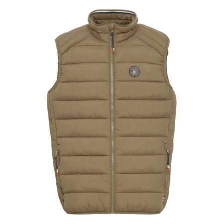 FQ1924 FQ1924 Bodywarmer Vinncent bruin / grijs / bloedrood / wit