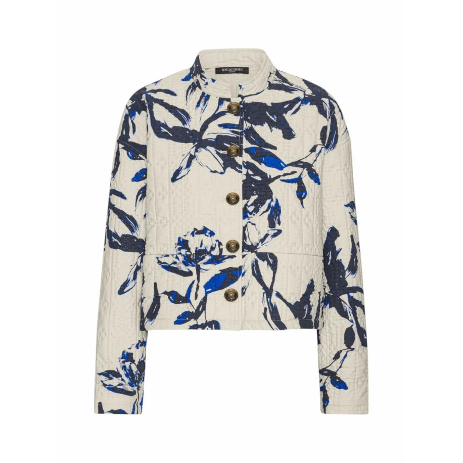 Ilse Jacobsen ILSE JACOBSEN Tussenjas beige / blauw -