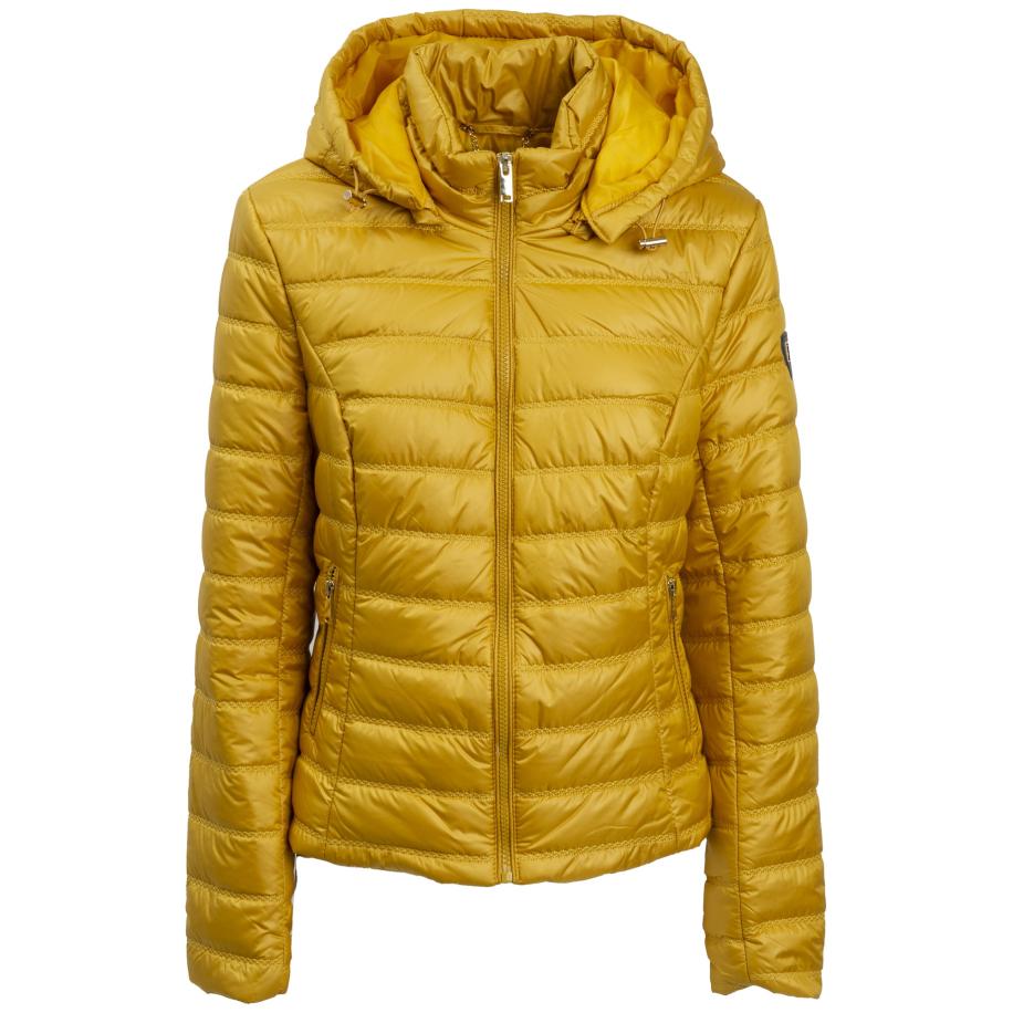 Influencer Winterjas curry Geel