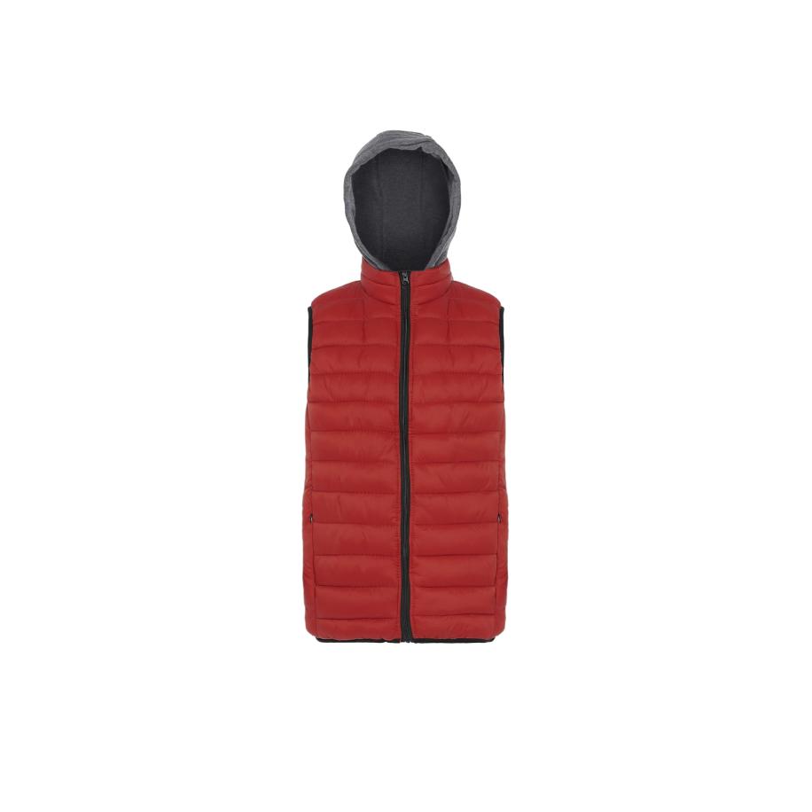 Flyweight Flyweight Bodywarmer grijs gemêleerd / rood -
