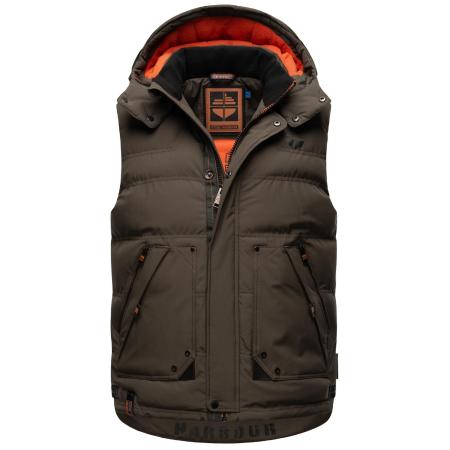 STONE HARBOUR STONE HARBOUR Bodywarmer Egoor mokka / donkeroranje