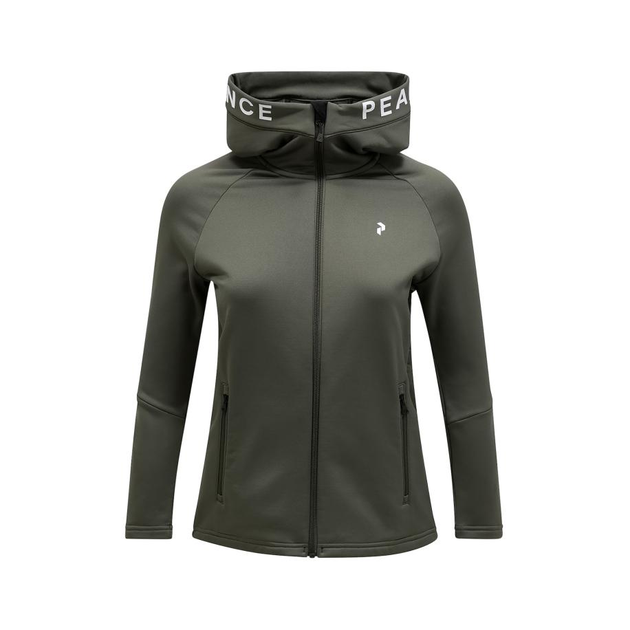 Peak Performance PEAK PERFORMANCE Functionele fleece jas Rider olijfgroen -