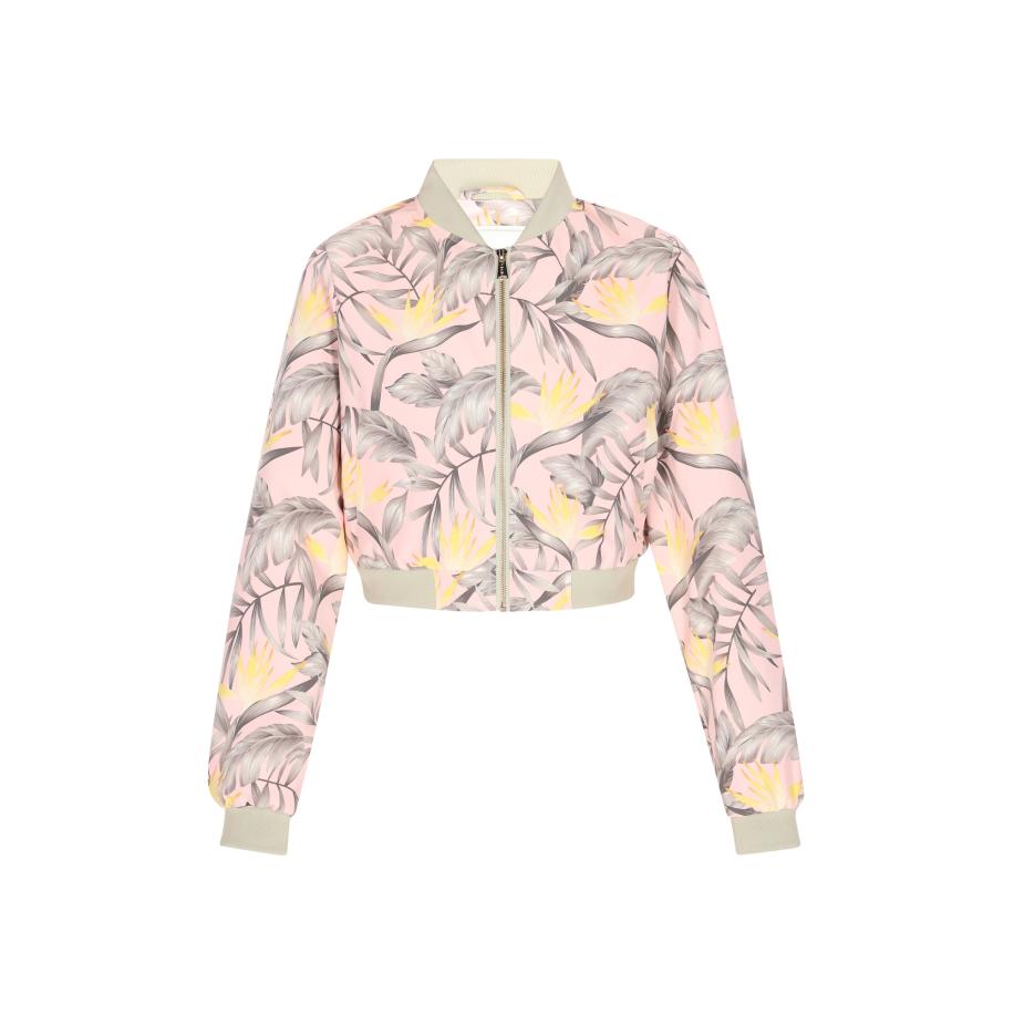 IZIA IZIA Tussenjas geel / greige / lichtgrijs / rosé -