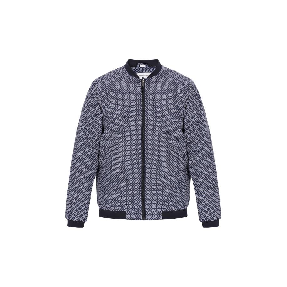 MO MO Tussenjas marine / wit -