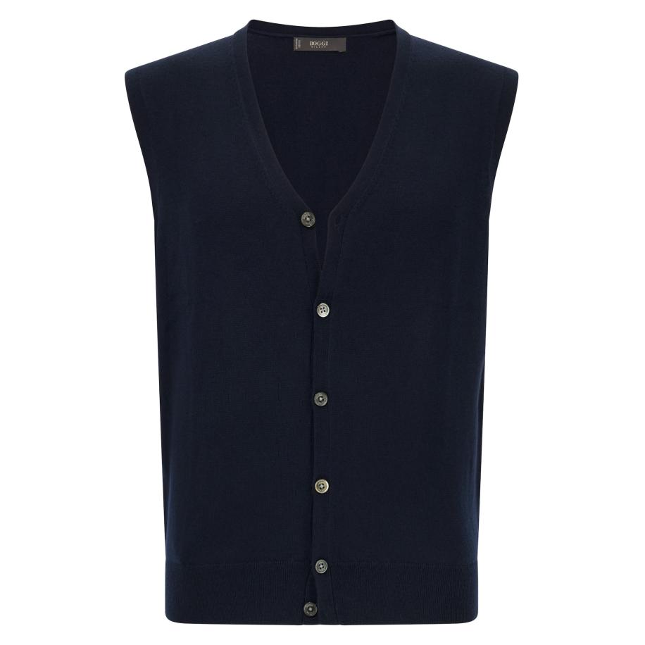 Boggi Milano Bodywarmer navy Blauw