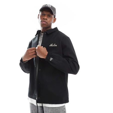 New Era - Coachjack met motief aan de achterkant in zwart