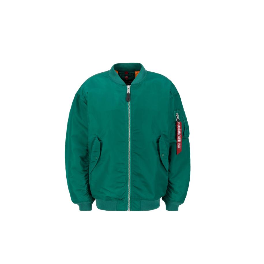 Alpha Industries ALPHA INDUSTRIES Tussenjas Ma-1 groen / rood / wit -