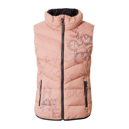 Soccx Soccx Bodywarmer rosa / zwart / zilver