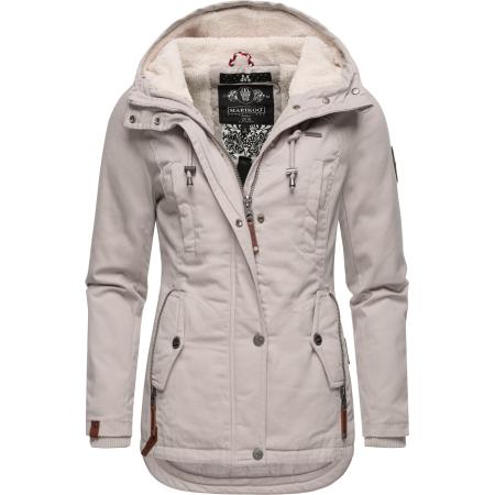 MARIKOO Winterparka Bikoo lichtbeige / bruin