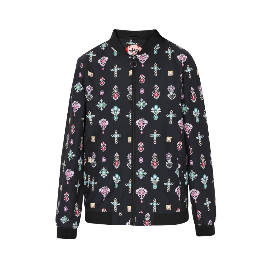 myMo ROCKS Tussenjas blauw / groen / pink / zwart Zwart