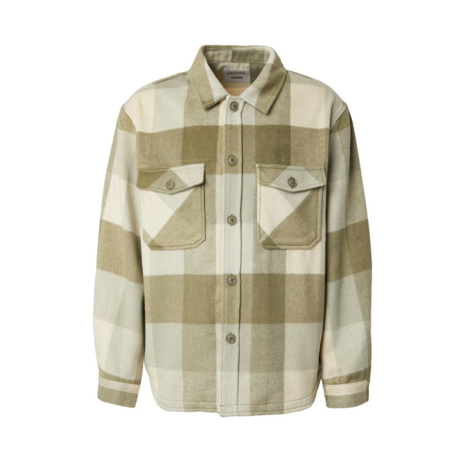 DAN FOX APPAREL DAN FOX APPAREL Tussenjas Johann kaki / olijfgroen / pastelgroen -