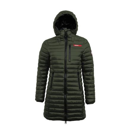 JACK1T JACK1T Outdoorjas SATEL1TE Longline Daunenjacke 2.0 olijfgroen