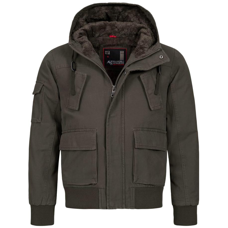 Alessandro Salvarini Alessandro Salvarini Winterjas donkergrijs -