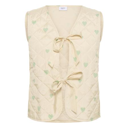 Saint Tropez SAINT TROPEZ Bodywarmer EvittaSZ beige / groen