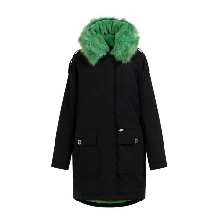 MYMO MYMO Winterparka grasgroen / zwart