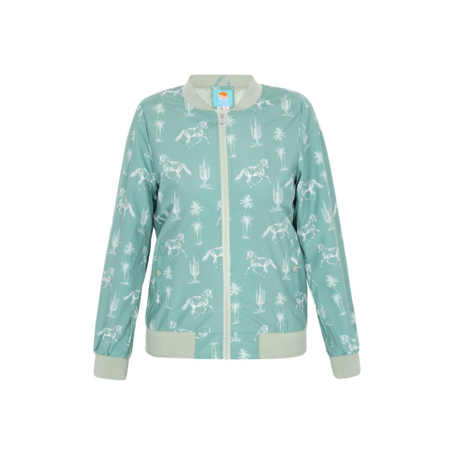 beach budz beach budz Tussenjas crème / turquoise -