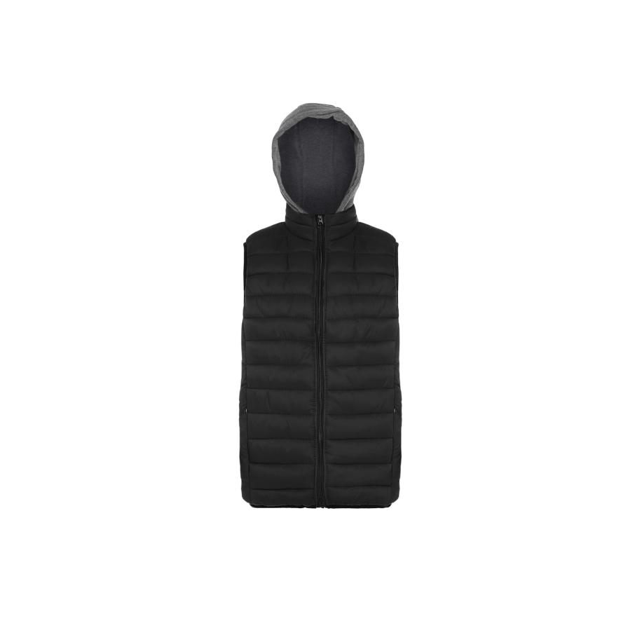 Yuka Yuka Bodywarmer grijs gemêleerd / zwart -