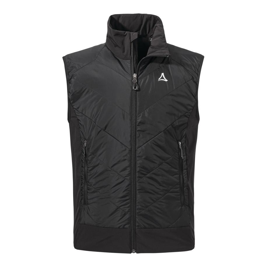 Schöffel Schöffel Bodywarmer Hiking Hybrid Vt Style Blaueis MNS zwart -