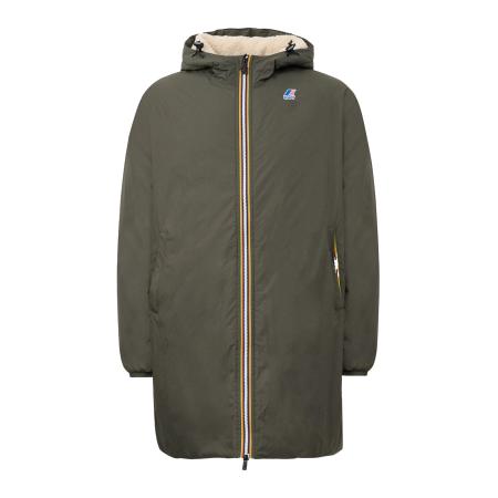 K-Way Functionele jas Le Vrai 4.0 Eiffel East Orsetto olijfgroen