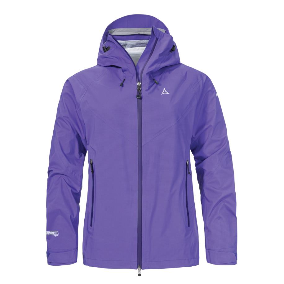 Schöffel Schöffel Outdoorjas Blaueis lila / wit -