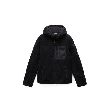 Napapijri NAPAPIJRI Fleece jas Yupik zwart