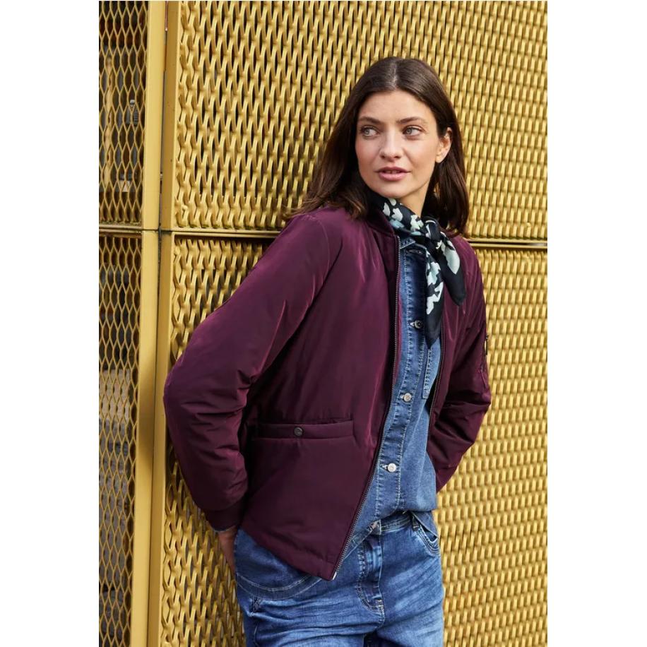 CECIL Matter Zachte Blouson Rood