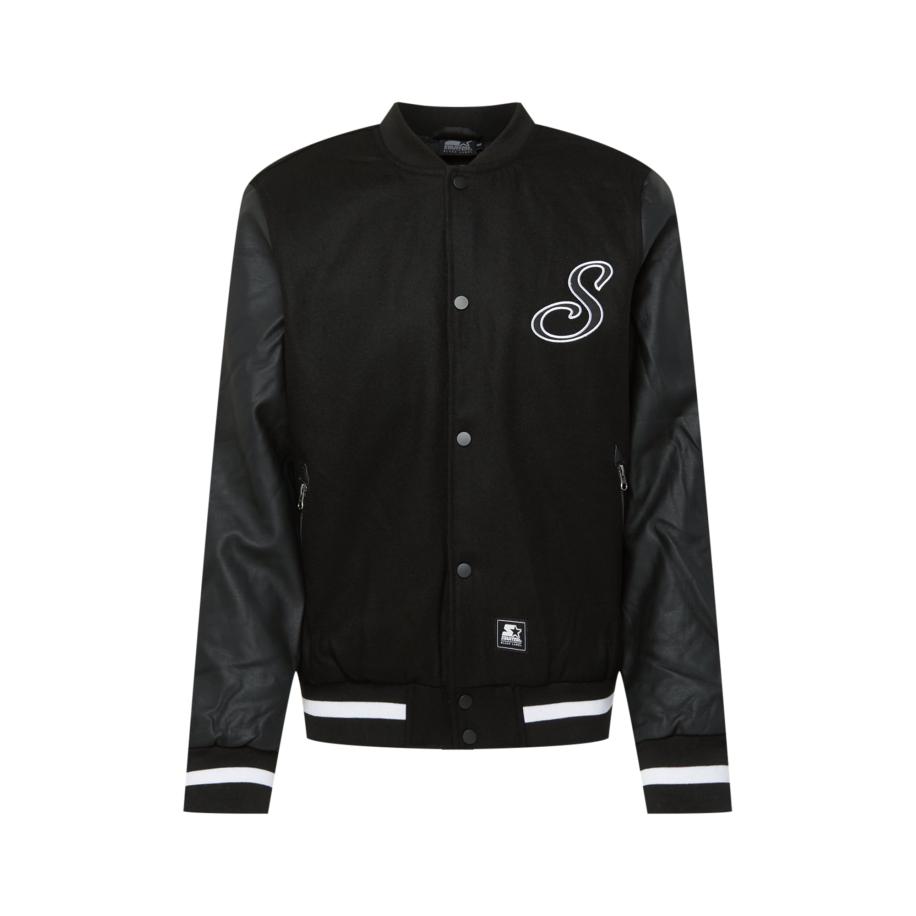 Starter Black Label Starter Black Label Tussenjas zwart / wit -