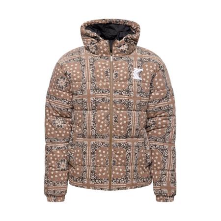 Karl Kani Karl Kani Winterjas beige / bruin / zwart / wit