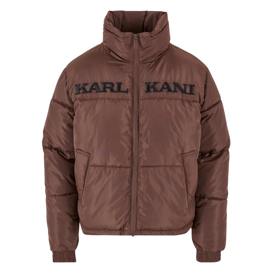 Karl Kani Karl Kani Winterjas donkerbruin / zwart -
