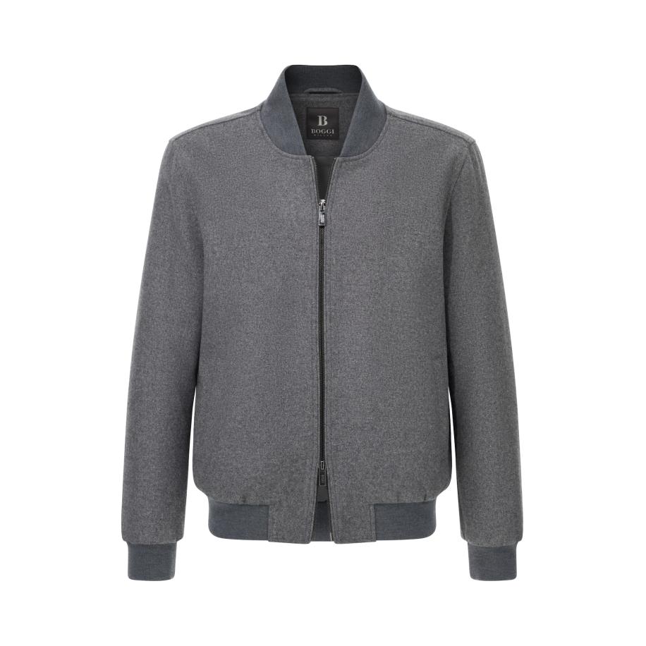 Boggi Milano Boggi Milano Tussenjas B Sustainable grijs gemêleerd -