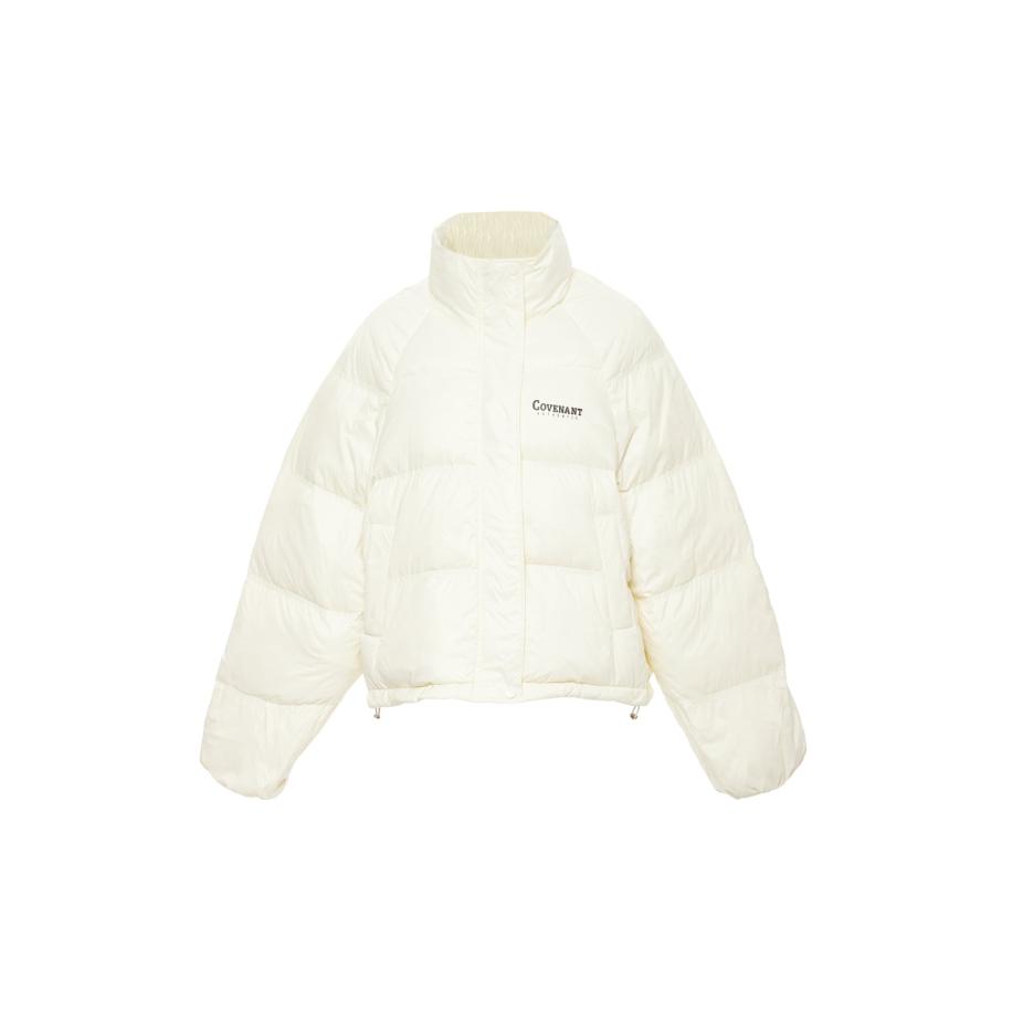 Koosh Koosh Winterjas zwart / wolwit -