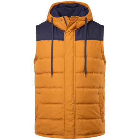 men plus Men Plus Bodywarmer nachtblauw / geel