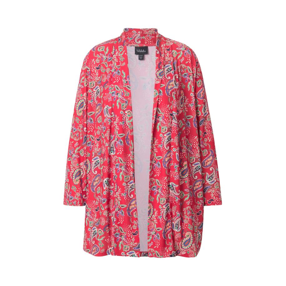 Ulla Popken Ulla Popken Tussenjas gemengde kleuren / rood -